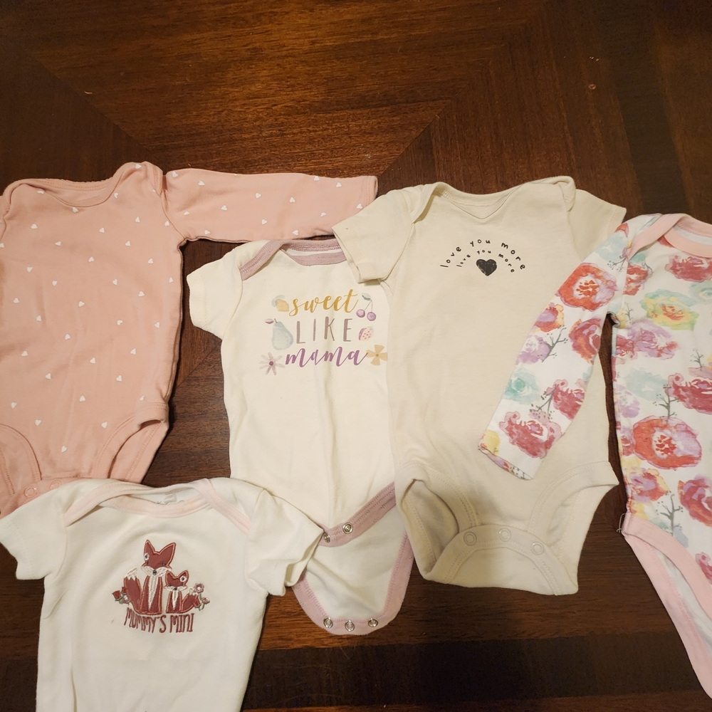 Girl 0-3 Month Tops